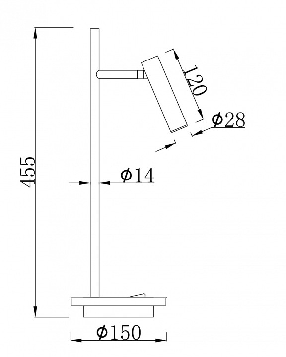Настольная лампа Maytoni Estudo Z010TL-L8W3K - 1