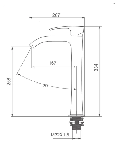 Смеситель для раковины Gappo оружейная сталь G1007-89 - 2