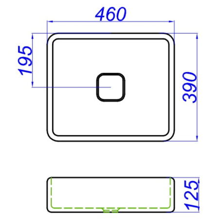 Тумба с раковиной Misty Манго 65 белая глянцевая УТ000014815 - 4