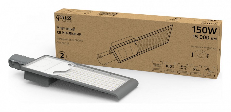 Консольный светильник Gauss Avenue 629536305 - 2