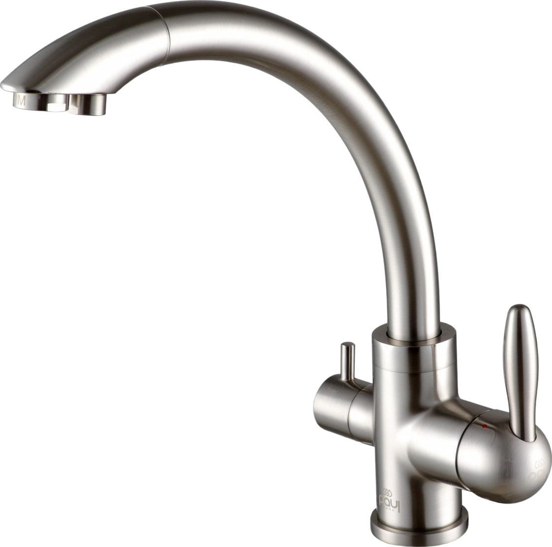 Смеситель Paulmark Essen для кухонной мойки, никель Es213001-NI - 0