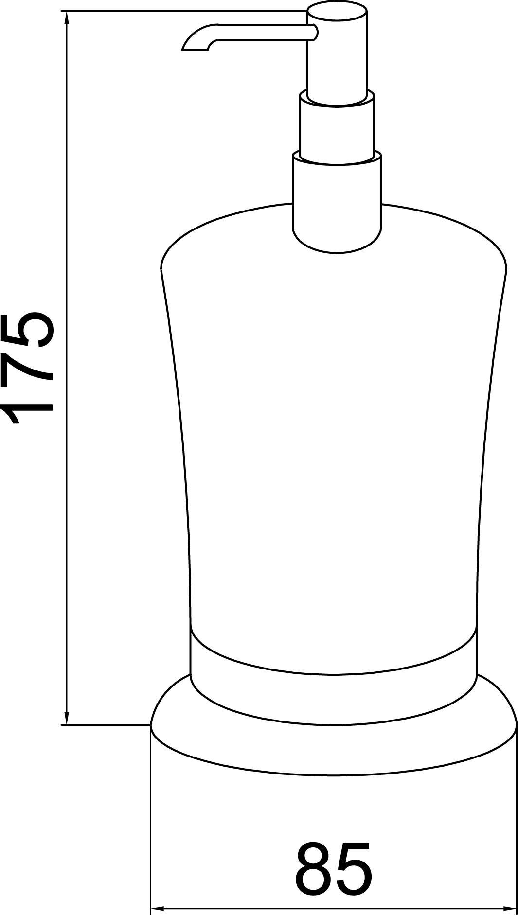 Дозатор Boheme Brillante 10439 - 1