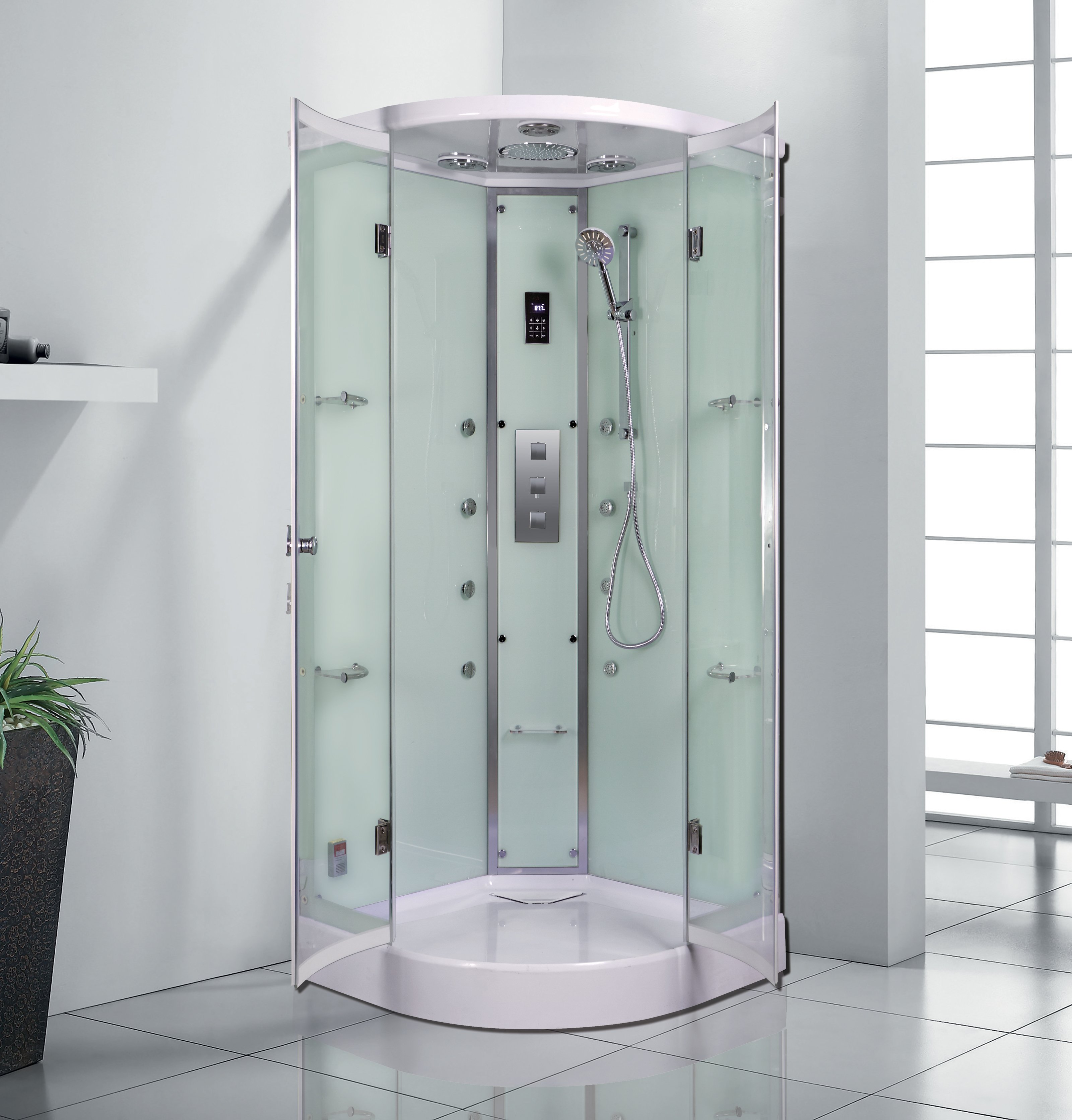 Душевая кабина WeltWasser WW1000 Waise 90x90 хром  10000001665 - 1