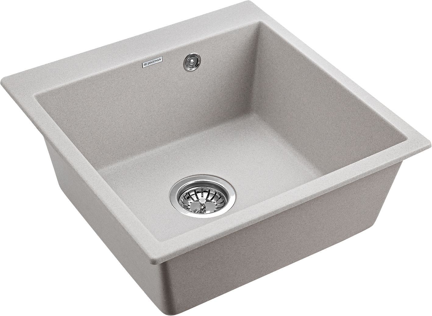 Мойка кухонная Paulmark Praktisch 51 серый матовый PM105152-GR - 1