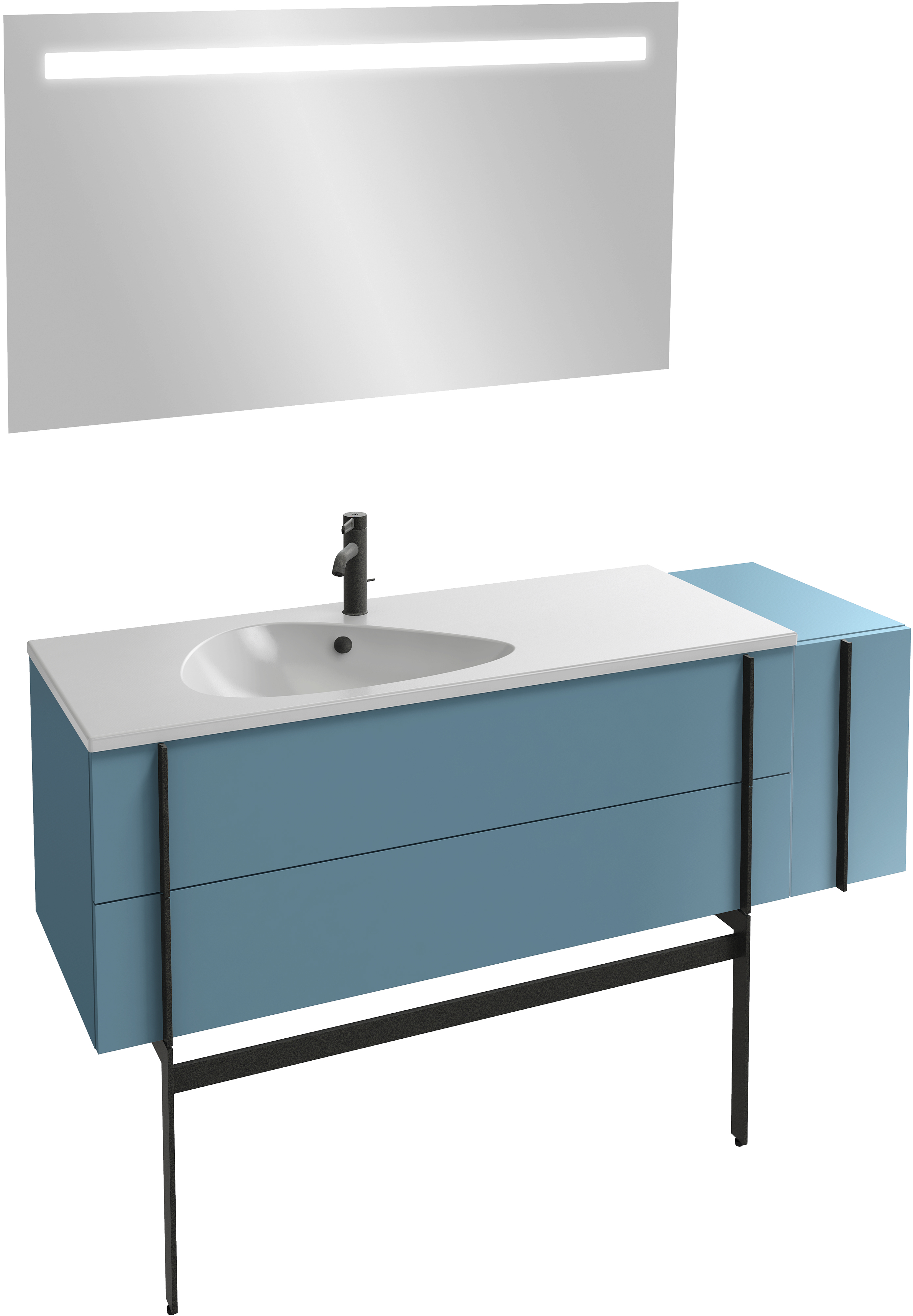 Раковина Jacob Delafon Nouvelle Vague EXAP112 120 см, белая EXAP112-00 - 2