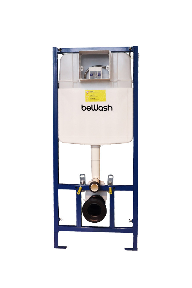 Комплект инсталляции beWash Fide с кнопкой смыва хром глянец K500RZVP0300PK000000 - 2