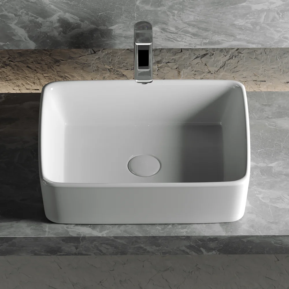 Раковина накладная Ceramica Nova Element 48х37 белая CN6037 - 2