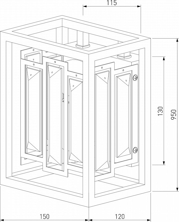 Накладной светильник Bogate's Cella 377/1 Strotskis - 1
