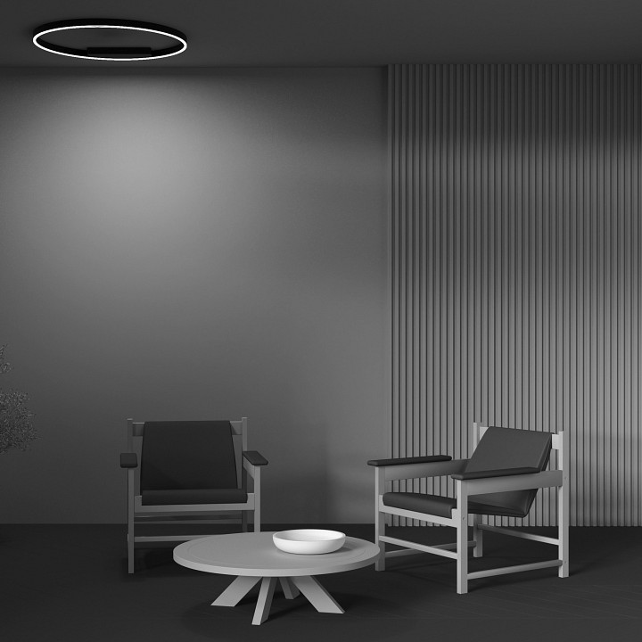 Накладной светильник Maytoni Halo MOD058CL-L50BK - 3