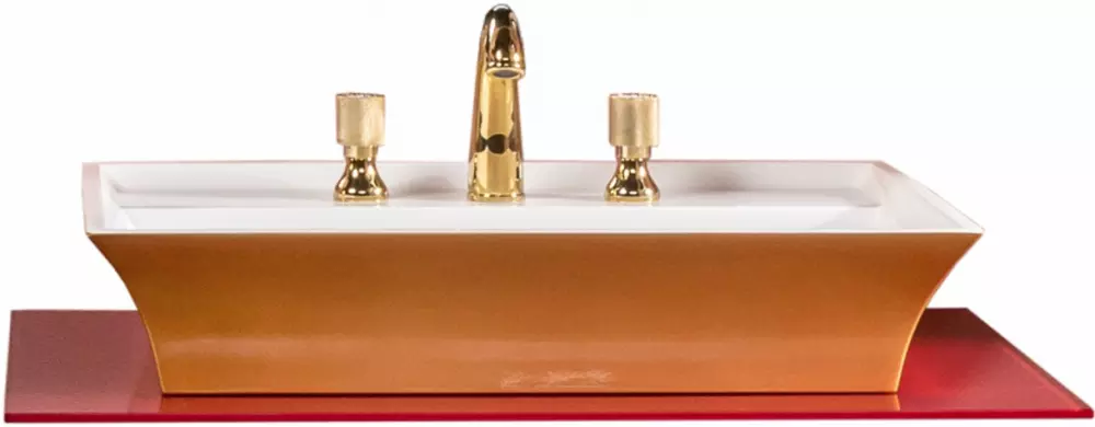 Столешница под раковину Armadi Art Lucido 80 бордо 853-080-BR - 0