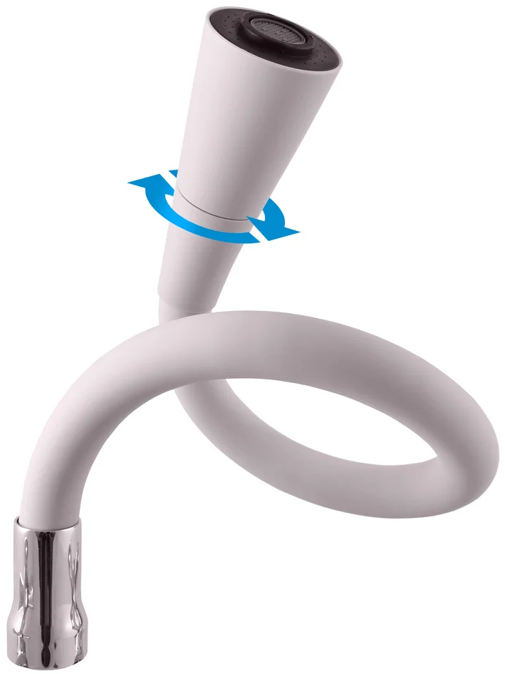 Смеситель для кухни Rav Slezak Sazava с гибким изливом серый матовый - хром SA506.5/13S - 1