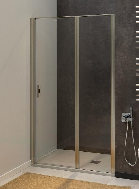 Душевая дверь Allen Brau Priority 120 профиль серебро матовый стекло прозрачное 3.31032.BA - 3