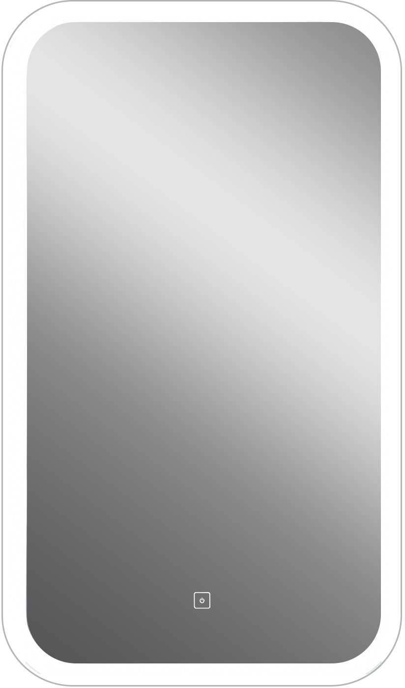 Комплект  Раковина DIWO Псков 0100 угловая + Зеркало DIWO Псков 40 с подсветкой + Сифон для раковины Wirquin Минор с отводом для стиральной машины + П 550542 - 5