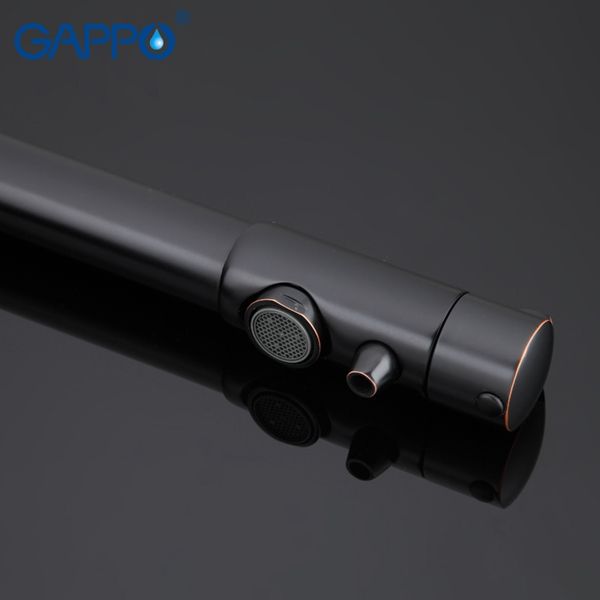 Смеситель для кухни Gappo черный матовый G4390-10 - 4