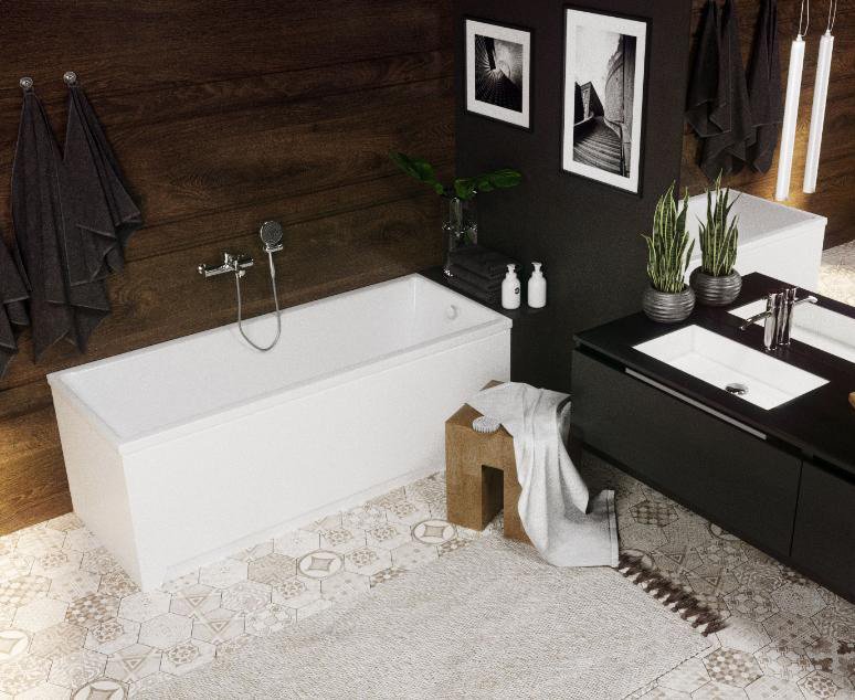 Акриловая ванна 150х70 см Aquatek Лайма Eco-friendly LAI150-0000001, белый - 3