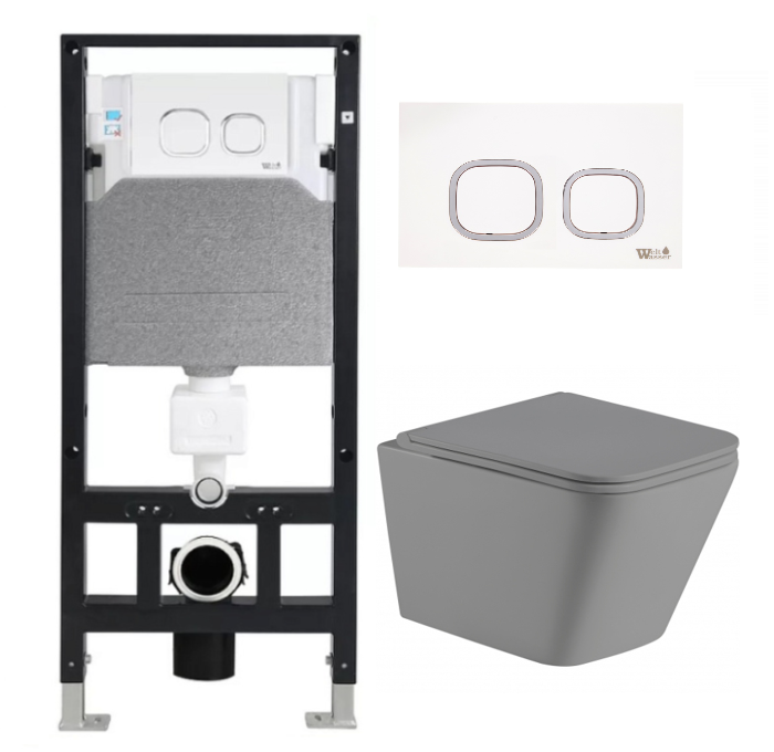 Комплект Weltwasser AMBERG 506 + GELBACH 004 MT-GR + AMBERG RD-WT  10000006786 - 0