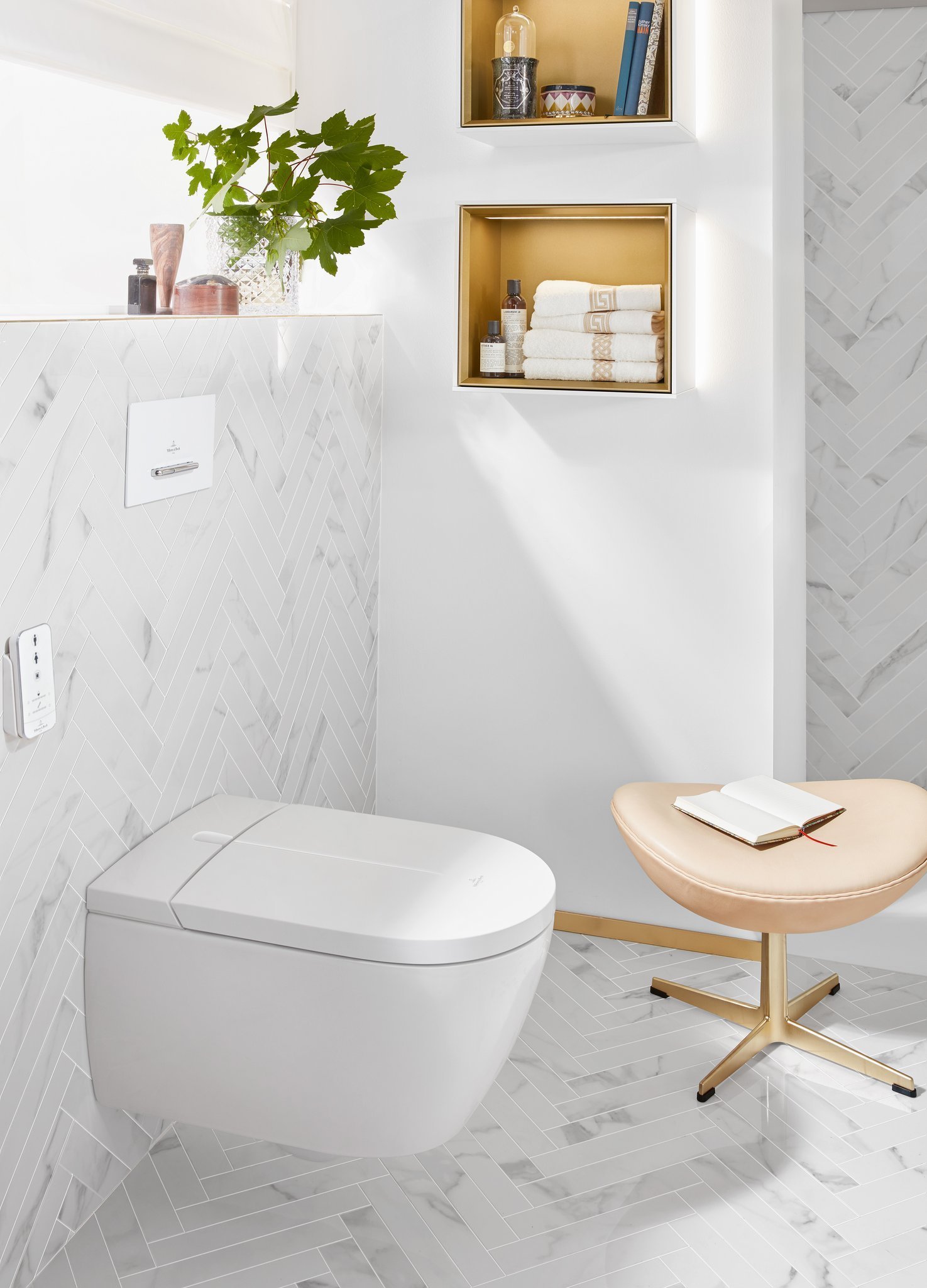 Унитаз подвесной Villeroy & Boch Viclean V0E100R1 альпийский белый, с функцией биде - 10