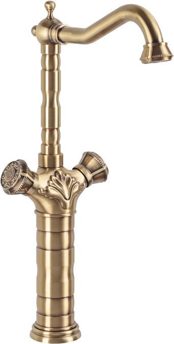 Смеситель для раковины Bronze de Luxe Royal бронза  21973 - 0
