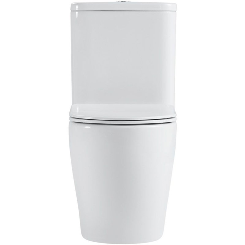 Унитаз напольный Black&White Universell белый с сиденьем микролифт 7789W - 1