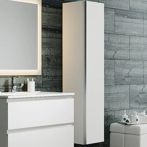 Шкаф-пенал Sanvit Авеню 32 белый глянец pavenuw - 1