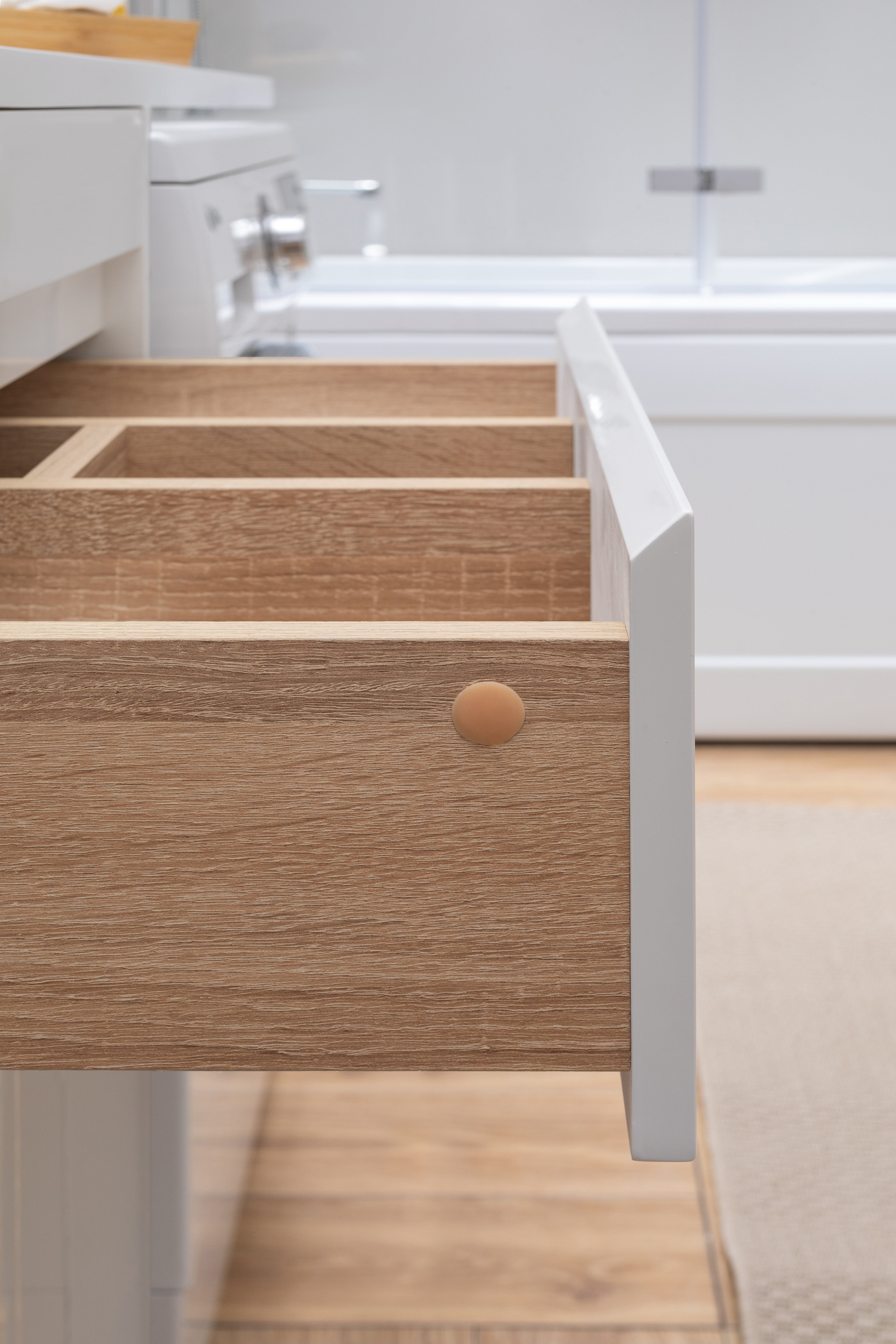 Тумба с раковиной Aquanet Токио 120.2x48.2 1 ящик, 2 двери - 8