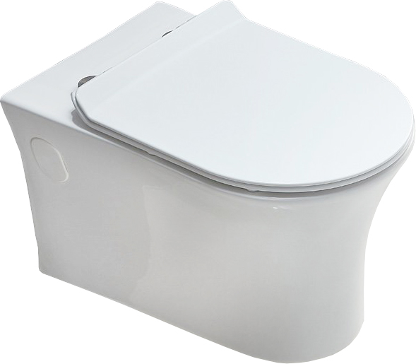 Унитаз подвесной BelBagno Ancona BB1224CHR безободковый - 0