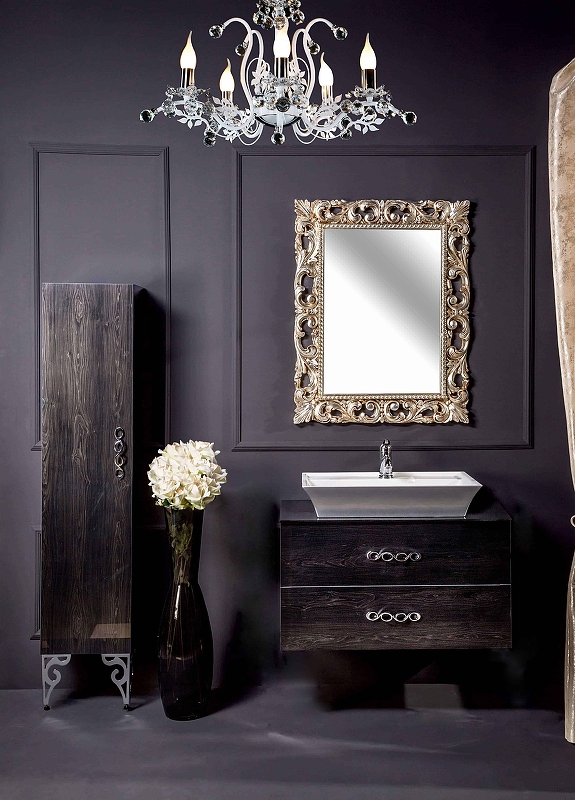 Тумба под раковину Armadi Art NeoArt 80 темное дерево 831-080-BW - 4