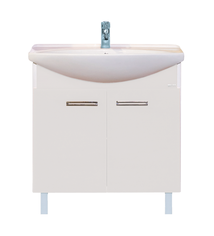 Джулия - 85 Тумба прямая белая White Л-Джу01085-5210Пр - 0