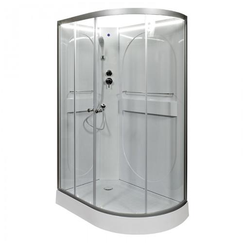 Душевая кабина Deto L 120х80 хром  L620LNLED - 1