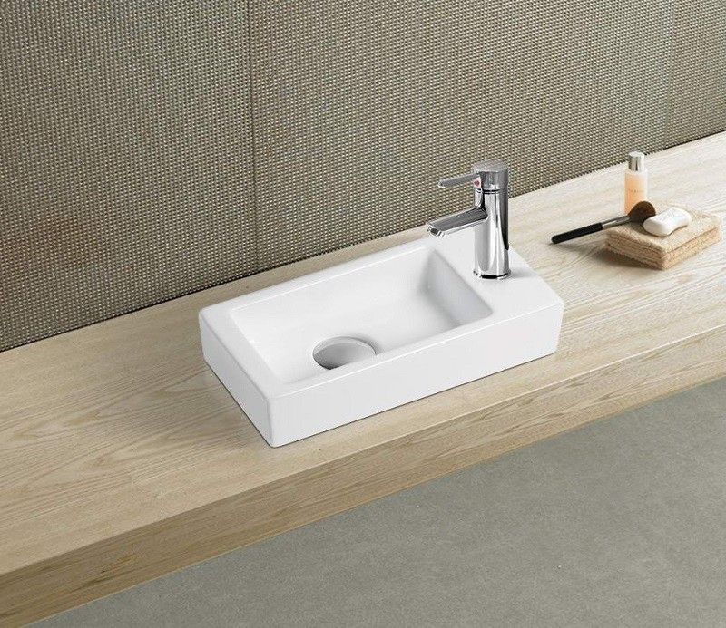 Раковина накладная Ceramalux N 36 белый  9272L - 0