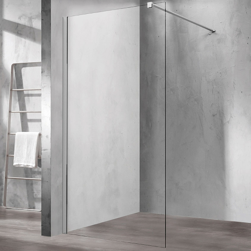 Душевая перегородка Vincea Walk-In 100х200 хром стекло прозрачное VSW-1H100CL - 0