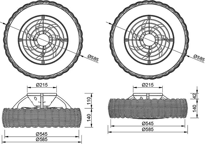 Светильник с вентилятором Mantra (люстры-вентиляторы) Kilimanjaro 8226 - 3