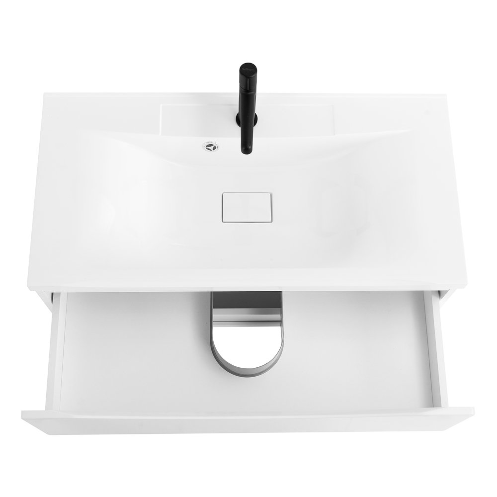 Тумба с раковиной BelBagno Marino 110 белый - 2