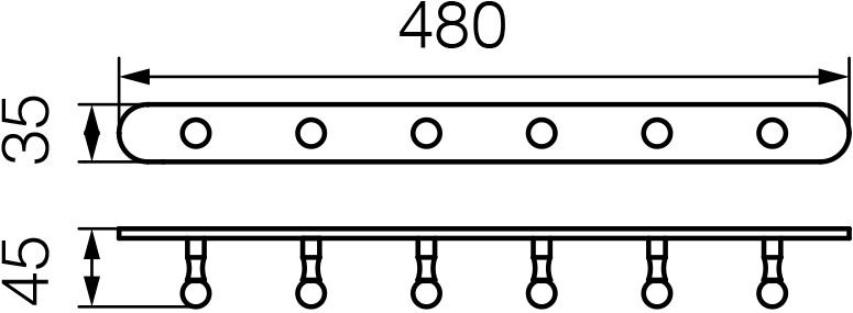 Крючок Veragio Gialetta VR.GIL-6439.BR бронза - 2