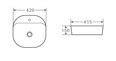 Раковина Grossman GR-3028 - 2
