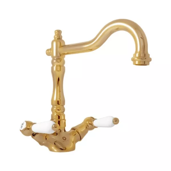 Смеситель для кухни Rav Slezak Morava золото MK520.5/8Z - 0