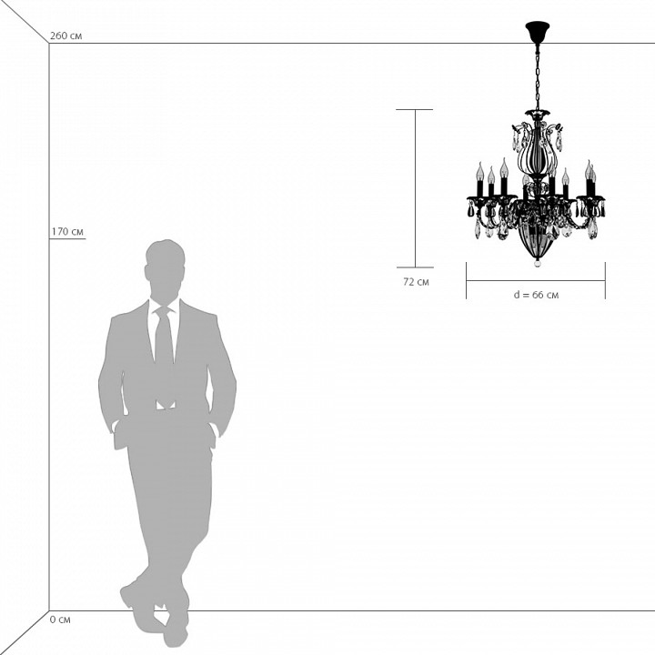 Подвесная люстра Lightstar Schon 790111 - 4
