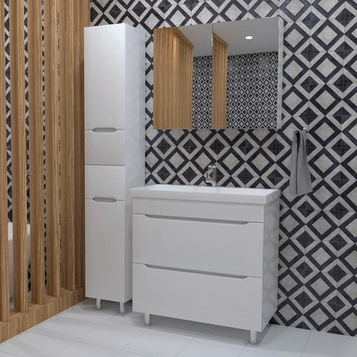 Тумба под раковину напольная Stella Polar Ринна 100 белая SP-00000576 - 1