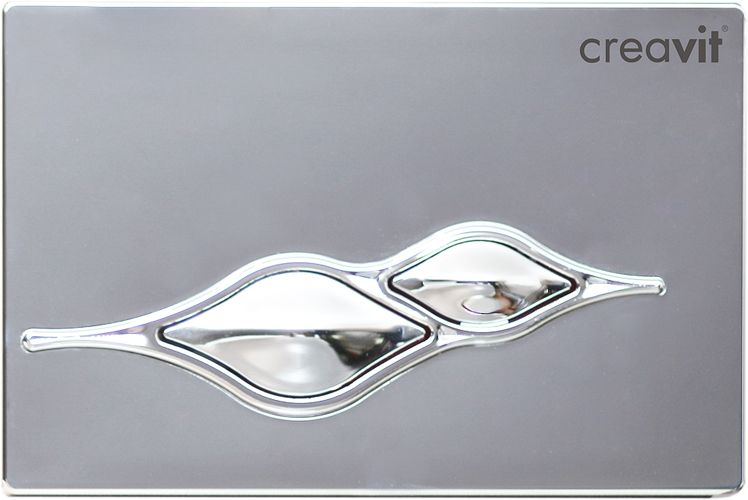 Кнопка смыва Creavit Ufo, хром глянцевый GP1004.00 - 0