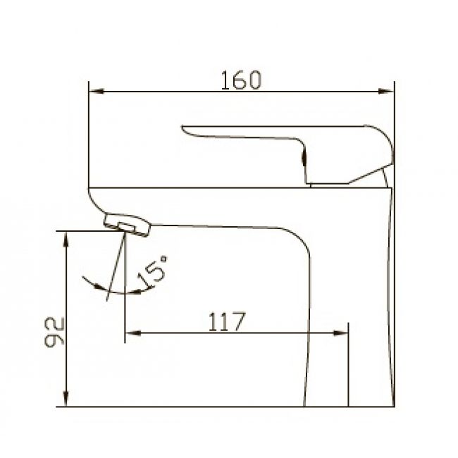 Смеситель Kaiser Glory 69011 для раковины, хром - 1