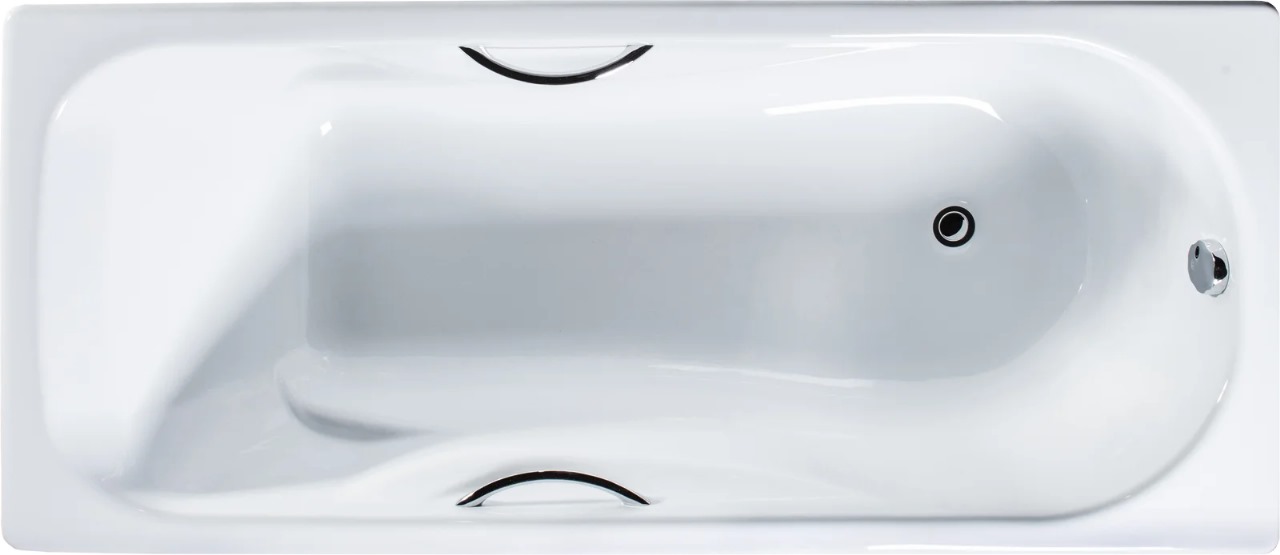 Чугунная ванна Универсал Сибирячка 170x75 см, пристенная, на ножках 4607152360264  - 0