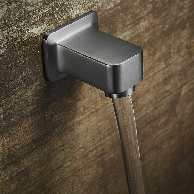 Душевой комплект встраиваемый Black&White Universell черный 7567GM - 3