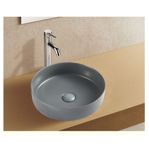 Раковина накладная Weltwasser WW Elbach 3134 MDG 35.5 матовый темно-серый  10000004516 - 0