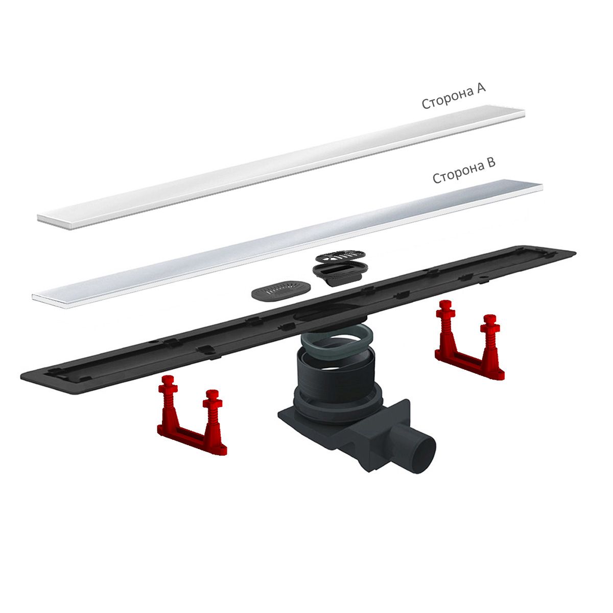 Душевой лоток Pestan Confluo Frameless Line 850 White Glass 13701215 - 2