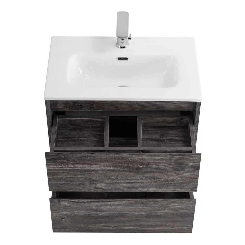 Тумба под раковину BelBagno Kraft 39 60 темное дерево KRAFT 39-600/390-2C-SO-PP - 3