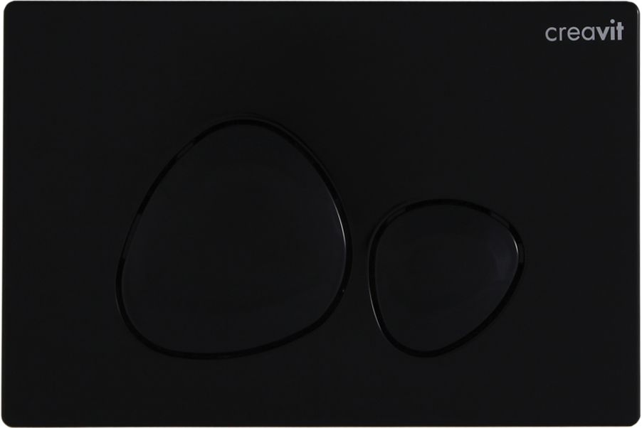 Кнопка смыва Creavit Spa, черная GP7002.02 - 0