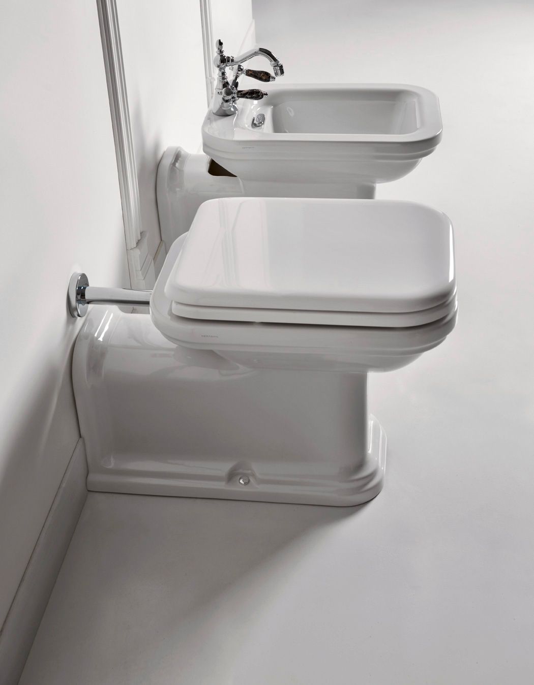 Унитаз приставной Kerasan Waldorf 65 см - 1