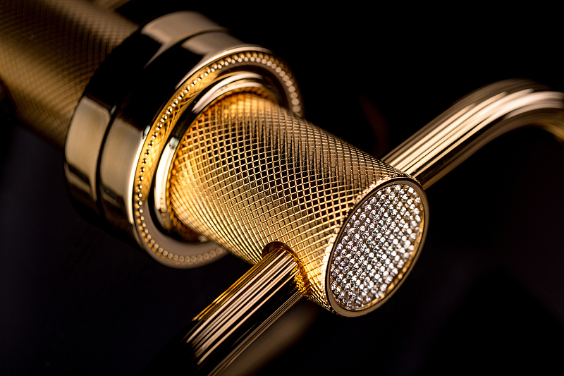 Полотенцедержатель Boheme Royal Cristal золото 10925-G-B - 1