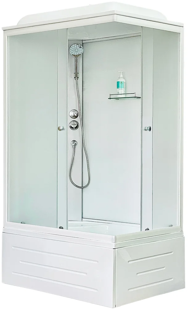 Душевая кабина Royal Bath 120x80 L стекло матовое профиль белый RB8120BP5-WC-L - 1