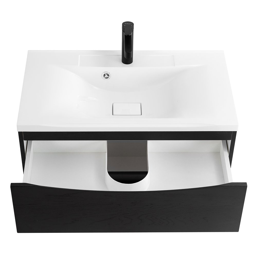 Комплект мебели Belbagno Marino 80 темное дерево - 16